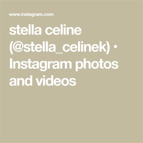 @StellaCeline.