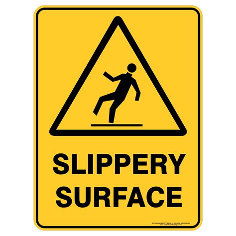 slippery.